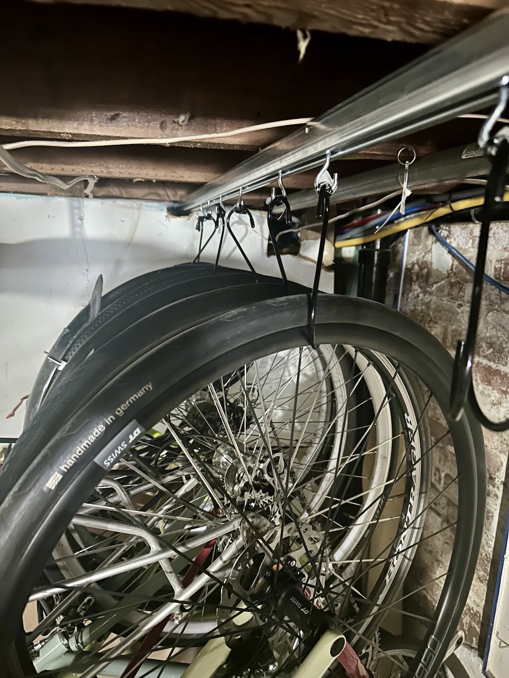 bikes on bike rack