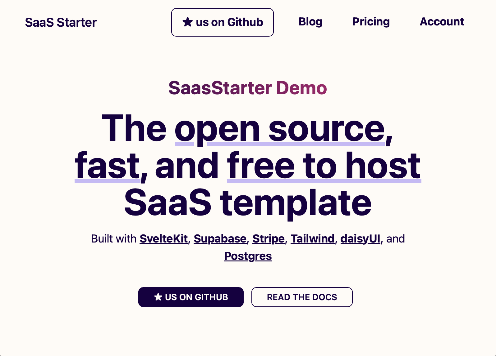 SaaS Starter